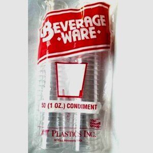 Lot of 10 Unopened Bags of 50 - 1 oz Sturdy Plastic Shotglasses Wine Liquor NEW